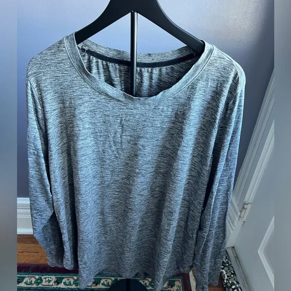 RBX Heather Black Long Sleeve Women's Top 3XL - Picture 1 of 4